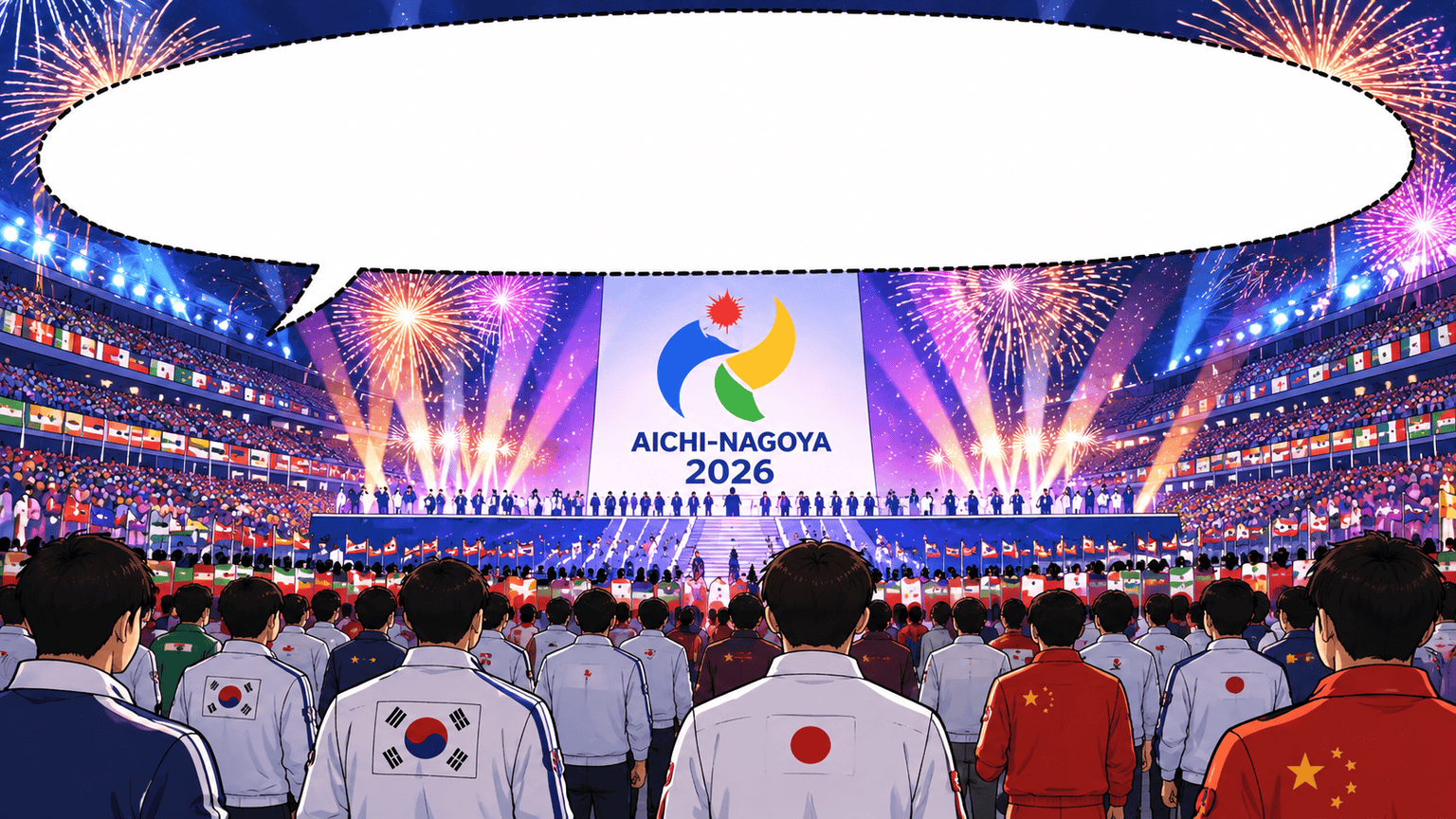 Asian Games comic panel 1